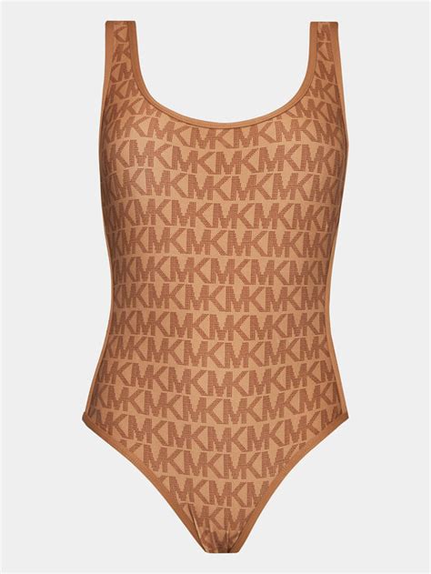 michael kors badeanzug braun|Michael Kors Women's Swimsuits .